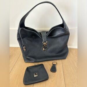 DOONEY & BOURKE Large Logo Lock Sack, Coin Purse, Keyfob and Dust Bag